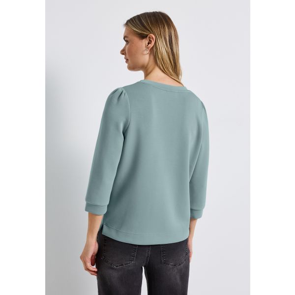 Street One V-hals sweater arona blue 323879 17020