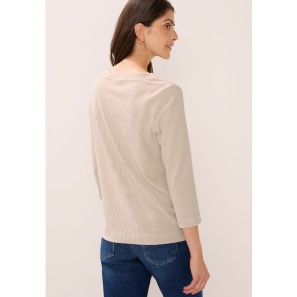 Cecil corduroy shirt oat milk beige 323886 16983