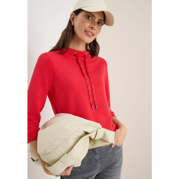 Cecil rib sweater fiery red 324048 16953