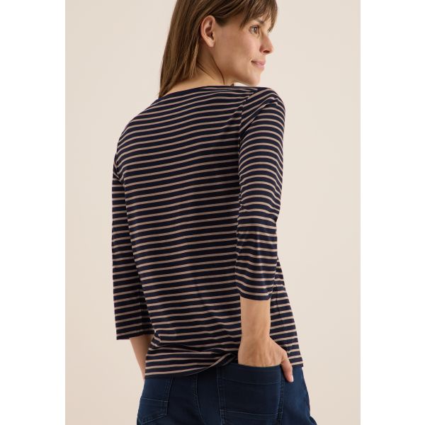 Cecil streep shirt dark blue 324053 27337