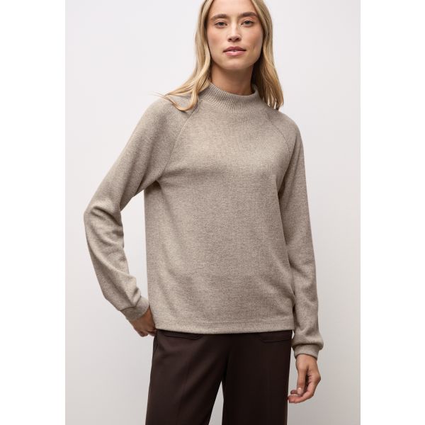 Street One mêlee sweater sanded beige 324175 16878