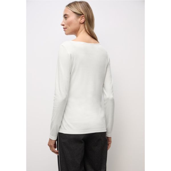 Street One basis lange mouw off white 324176 10108