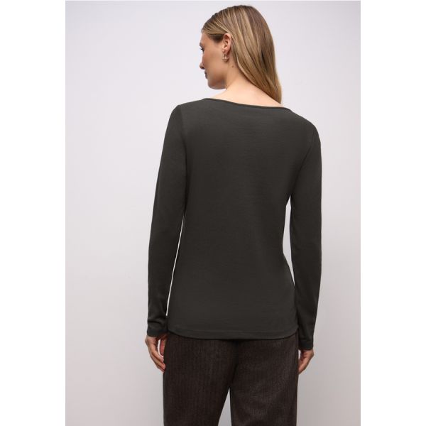 Street One basis lange mouw d. brown 324176 17103