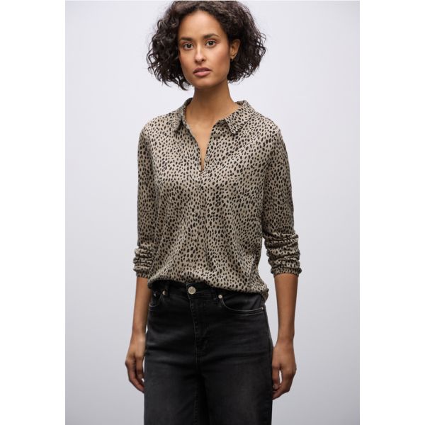 Street One shirt blouse sanded beige 324186 36871