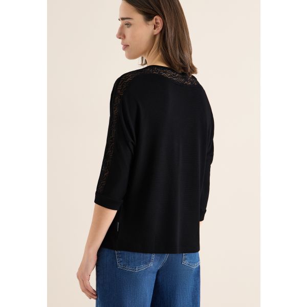 Cecil kanten shirt black 324281 10001
