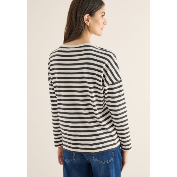 Cecil streep shirt raw khaki 324406 27406