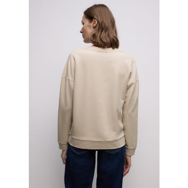 Street One sweater cotton beige 324425 26667