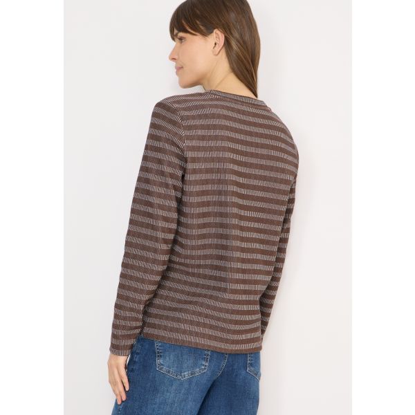 Cecil streep shirt urban taupe 324548 27570