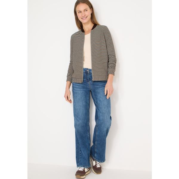 Cecil streep sweatvest urban taupe 324559 27570