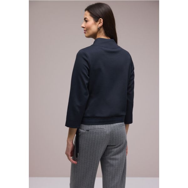 Street One sweat jack shadow navy 324627 17502