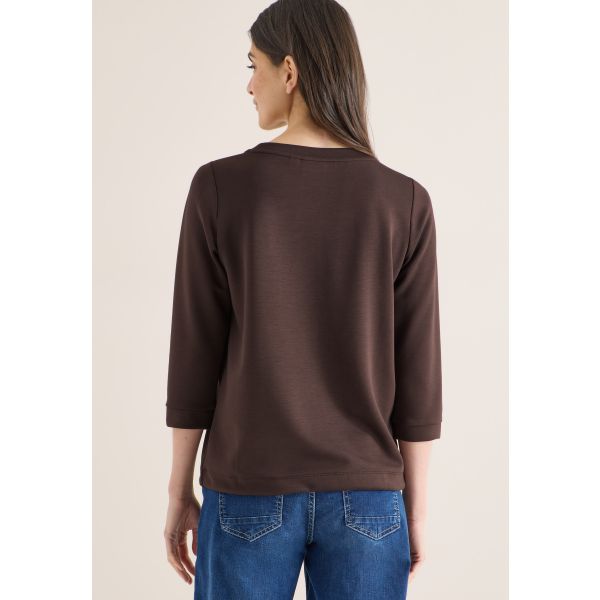 Cecil sweatshirt macchiato brown 324663 17493