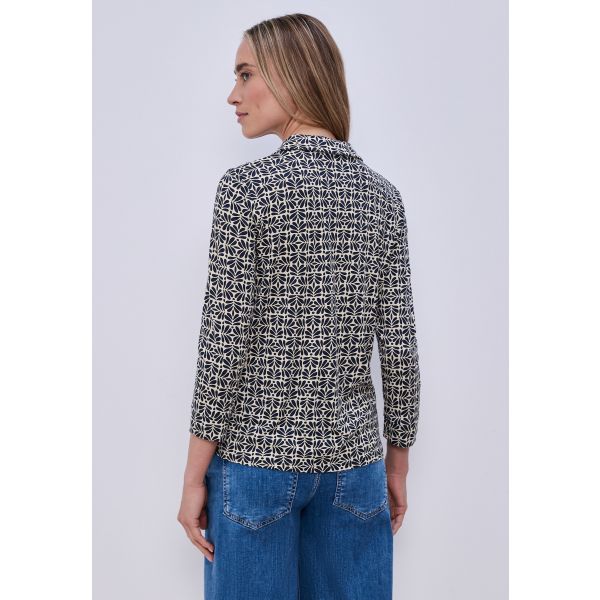 Street One jersey blouse shadow navy 324803 27502