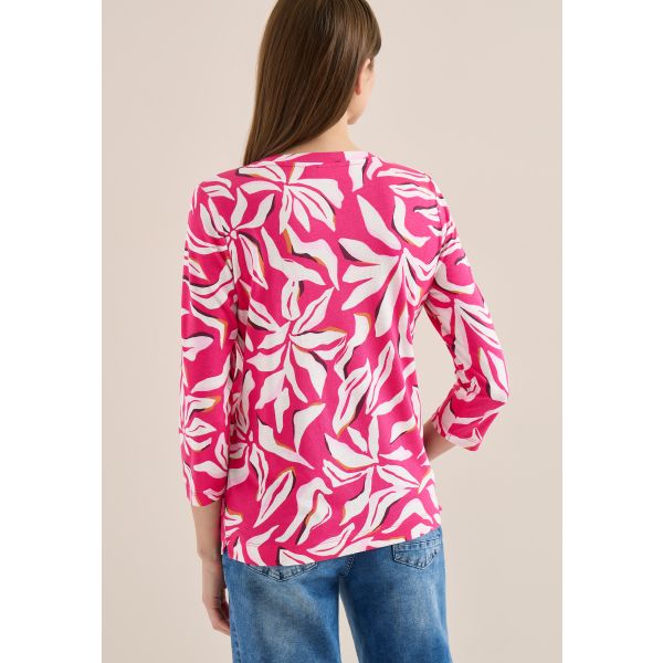 Cecil print shirt beetroot pink 324814 37492