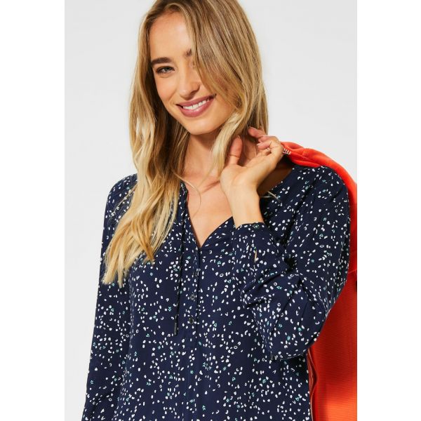 Cecil blouse minimal print deep blue 342294 30128