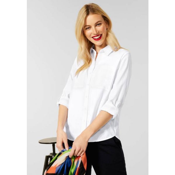 Street One overhemd blouse white 343024 10000