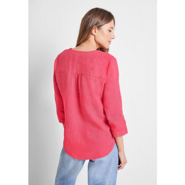 Cecil linnen blouse strawberry red 343750 14472