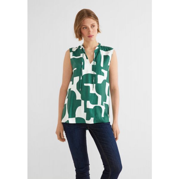 Street One blouse top lagoon green 343924 24957