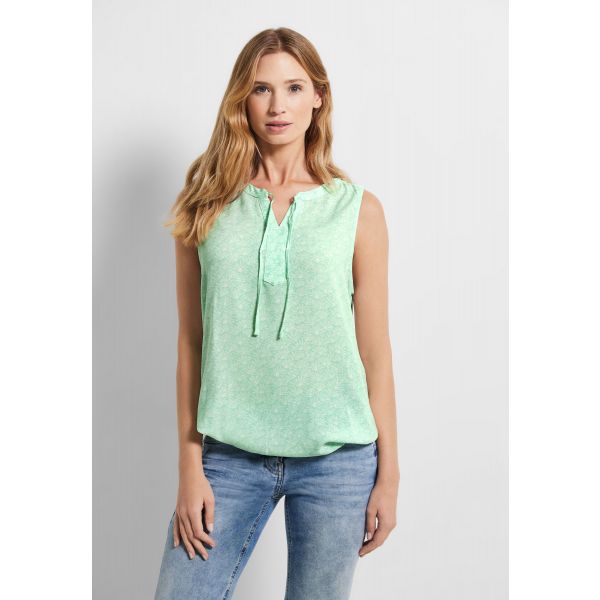 Cecil print top fresh salvia green 343978 24851