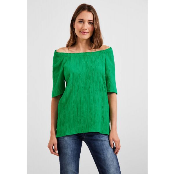 Cecil off shoulder blouse fresh green 344029 14794