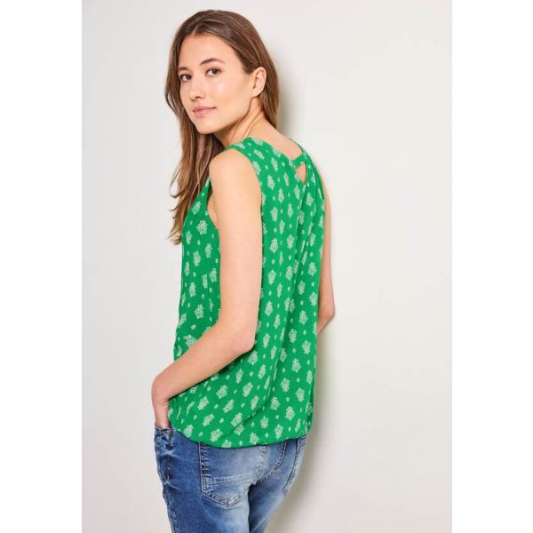 Cecil print blouse top fresh green 344037 24794