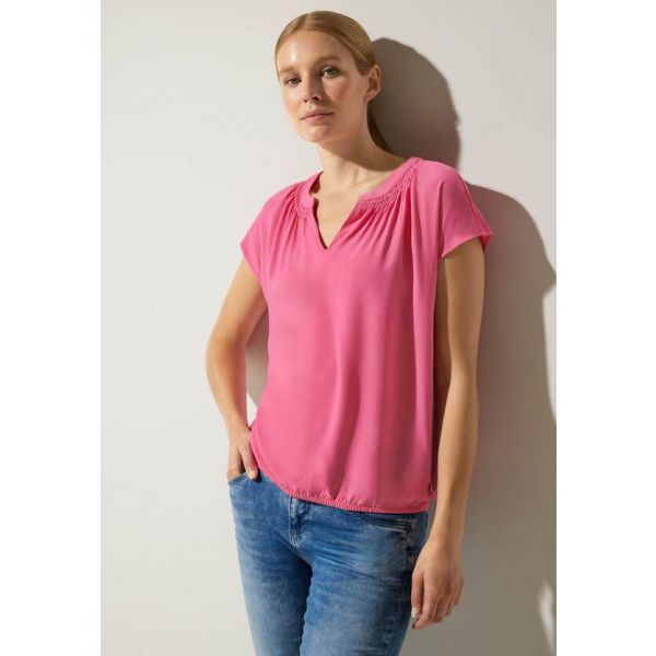 Street One shirt blouse berry rose 344065 14647