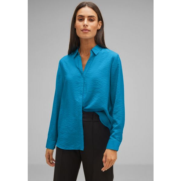 Street One viscose blouse aquamarine 344286 15371