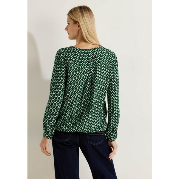Cecil print blouse easy green 344320 35069