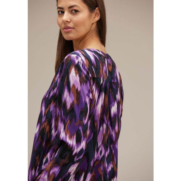 Street One print blouse pure lilac 344350 35408