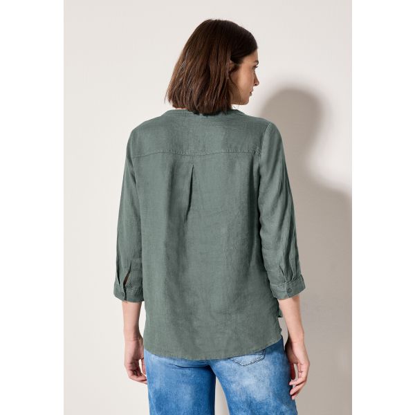 Cecil linnen blouse balmy khaki 345359 16243