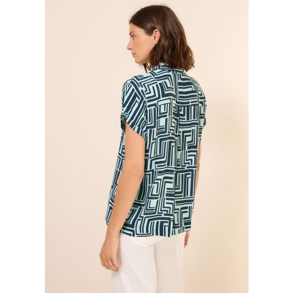 Cecil print blouse slate khaki 345654 26563
