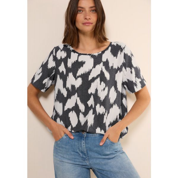 Cecil print blouse volcanic grey 345727 26248