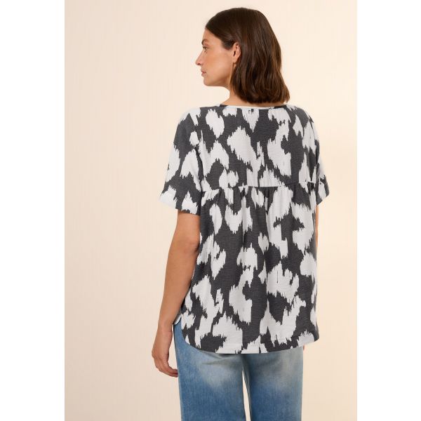 Cecil print blouse volcanic grey 345727 26248