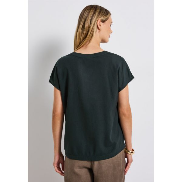Street One viscose blouse pine green 345728 16618