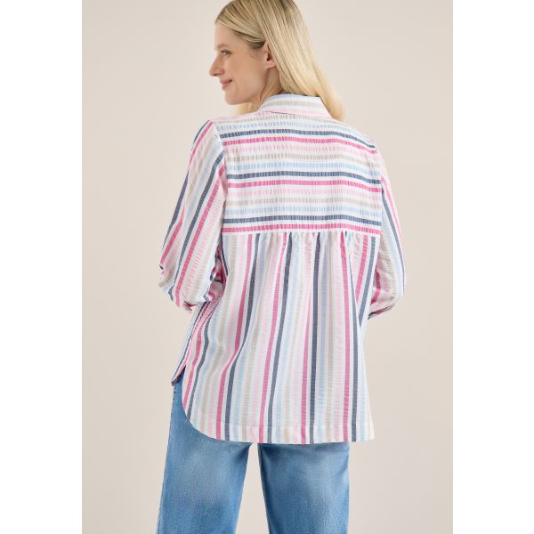 Cecil streep shirt beetroot pink 346419 37492