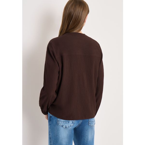 Cecil blousson vest macchiato brown 346426 17493