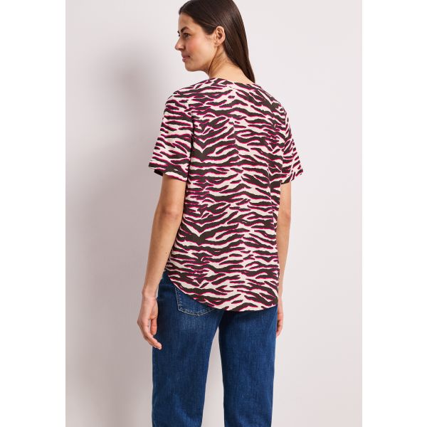 Street One print blouse rose 346579 37731