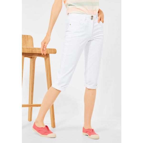 Cecil 3/4 broek New York white 374012 10000