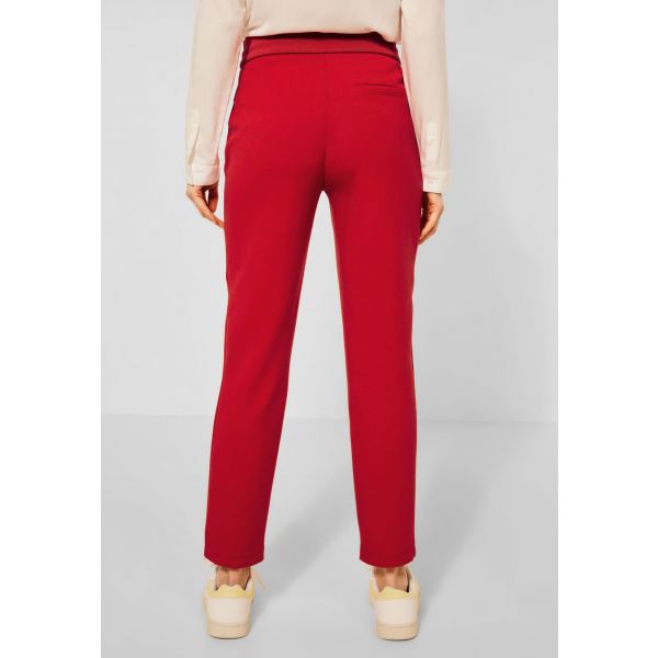 Cecil 7/8 jersey broek vibrant red 374967 13645
