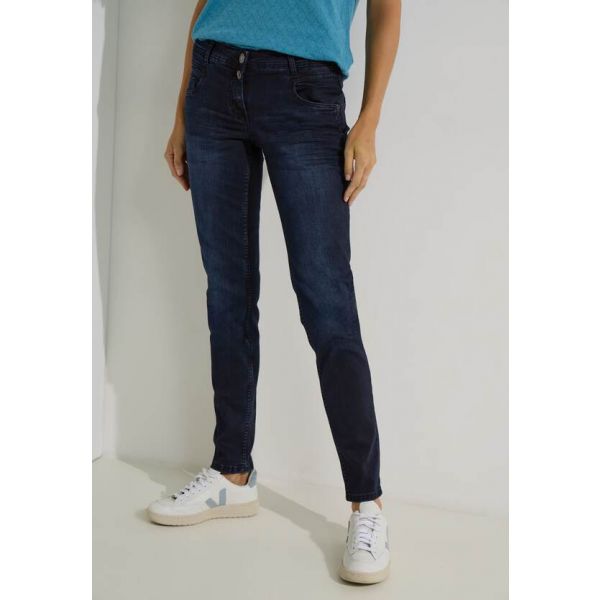 Cecil denim Scarlett blue black 376508 13555