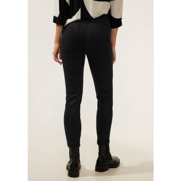 Street One suedine broek black 376702 10001