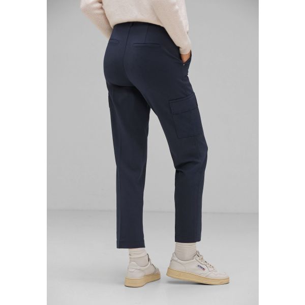 Street One chino cargo broek deepblue 376861 11238