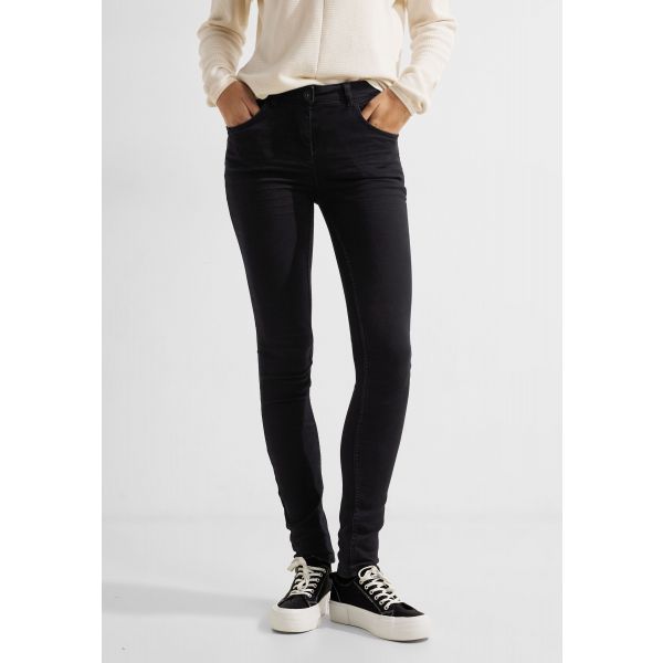 Cecil skinny jeans Vicky blue black 376935 13379