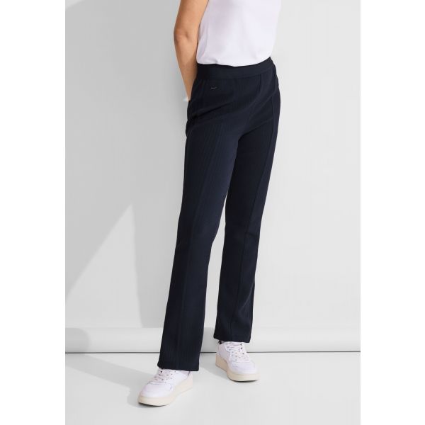 Street One bootcut broek deep blue 377458 11238