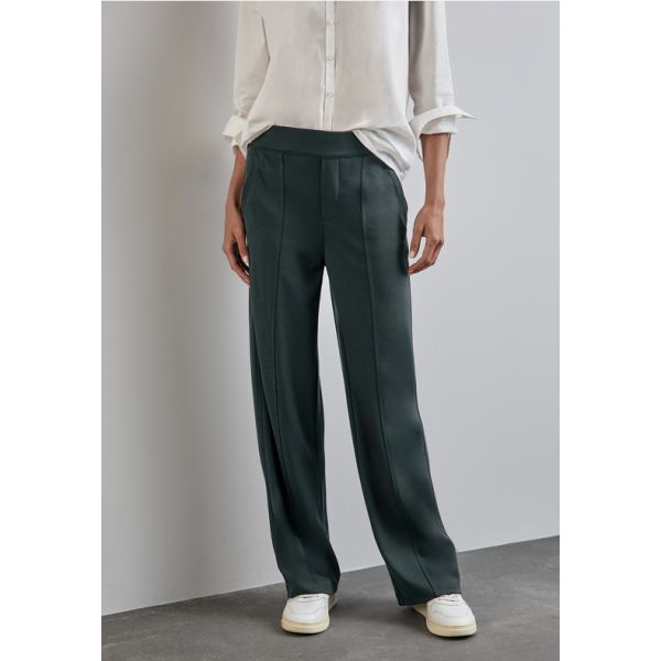 Street One rechte pantalon green 378076 15930