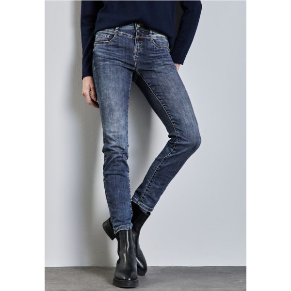Street One denim York mid blue 378422 16468