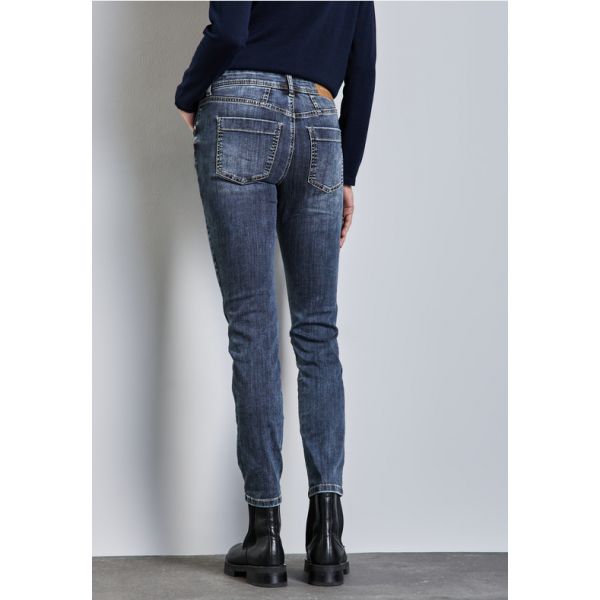 Street One denim York mid blue 378422 16468