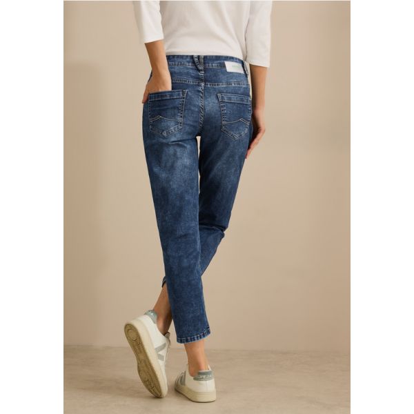 Cecil 7/8 denim Scarlett mid blue 378645 10320