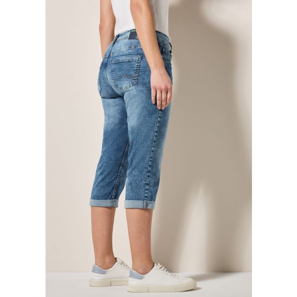 Cecil 3/4 denim Scarlett light blue 378652 10369