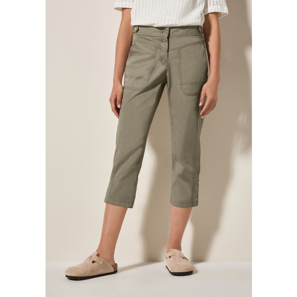 Cecil 3/4 papertouch broek taupe 378678 16562
