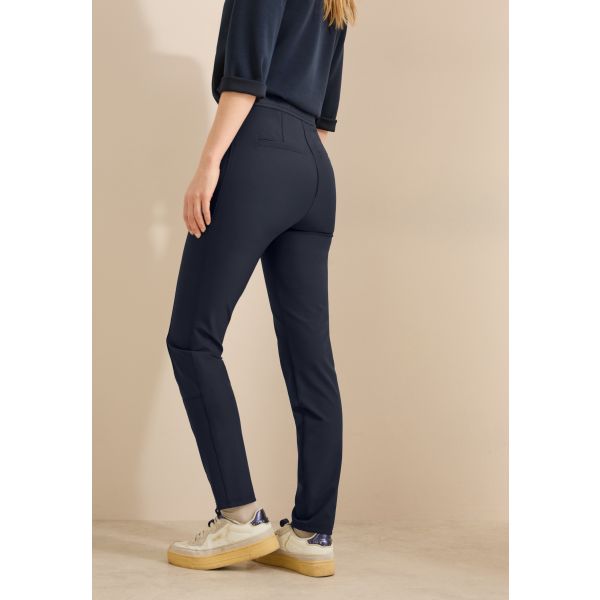 Cecil stretch broek Vicky universal blue 378791